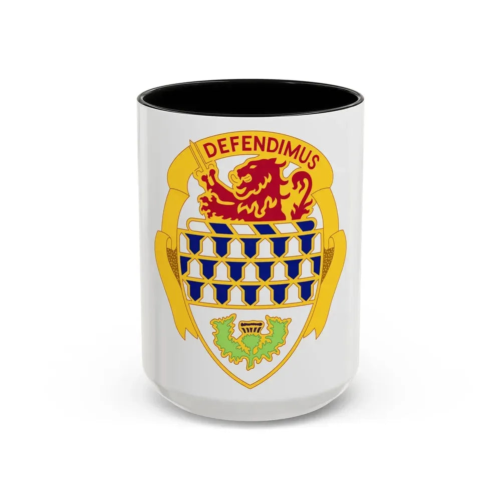 59 Air Defense Artillery Regiment (U.S. Army) Accent Coffee Mug 15oz Black - Go Mug Yourself
