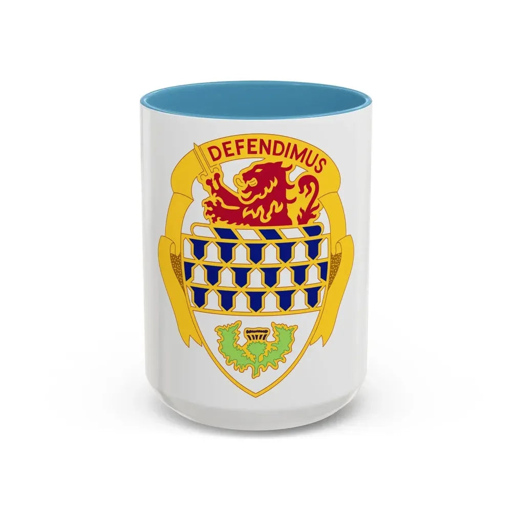 59 Air Defense Artillery Regiment (U.S. Army) Accent Coffee Mug 15oz Light Blue - Go Mug Yourself