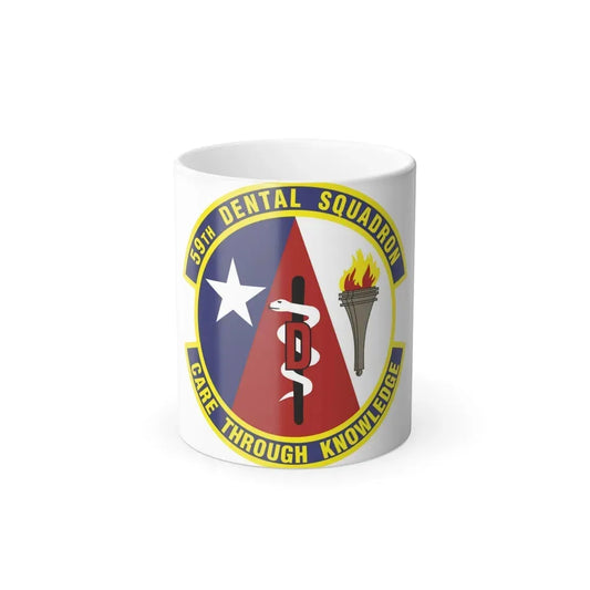 59 Dental Squadron AETC (U.S. Air Force) Color Changing Coffee Mug 11oz - Go Mug Yourself