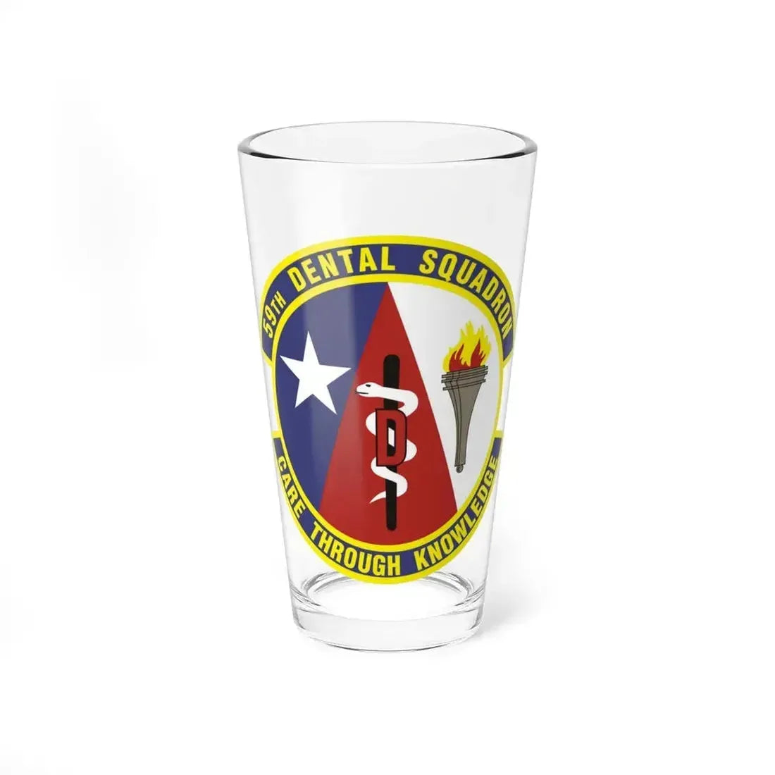 59 Dental Squadron AETC (U.S. Air Force) Pint Glass 16oz 16oz - Go Mug Yourself