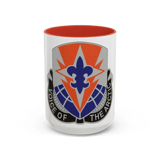 59 Signal Battalion (U.S. Army) Accent Coffee Mug 15oz Red - Go Mug Yourself
