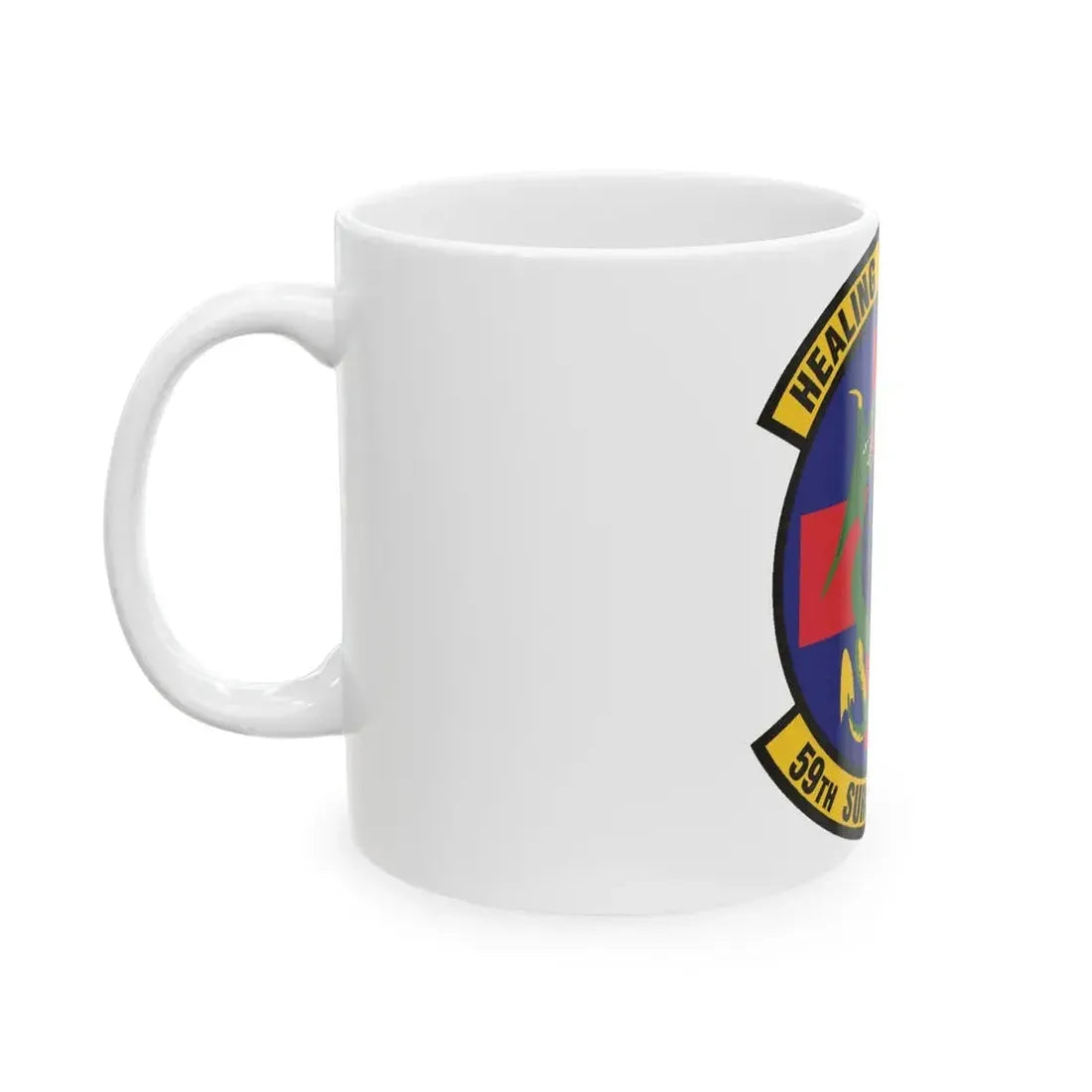 59 Surgical Operations Squadron AETC (U.S. Air Force) White Coffee Mug - Go Mug Yourself