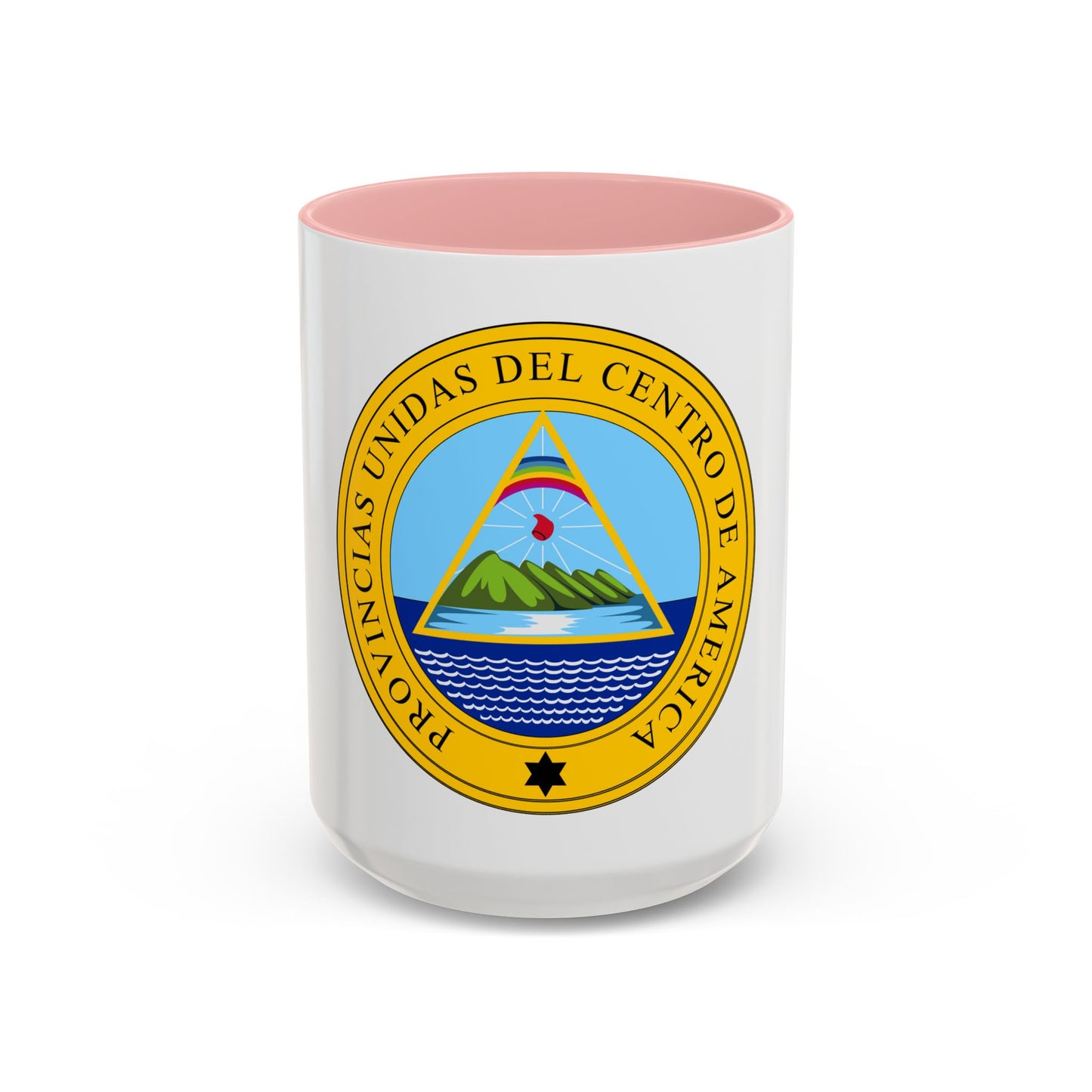 Coat of arms of the United Provinces of Central America - Accent Coffee Mug