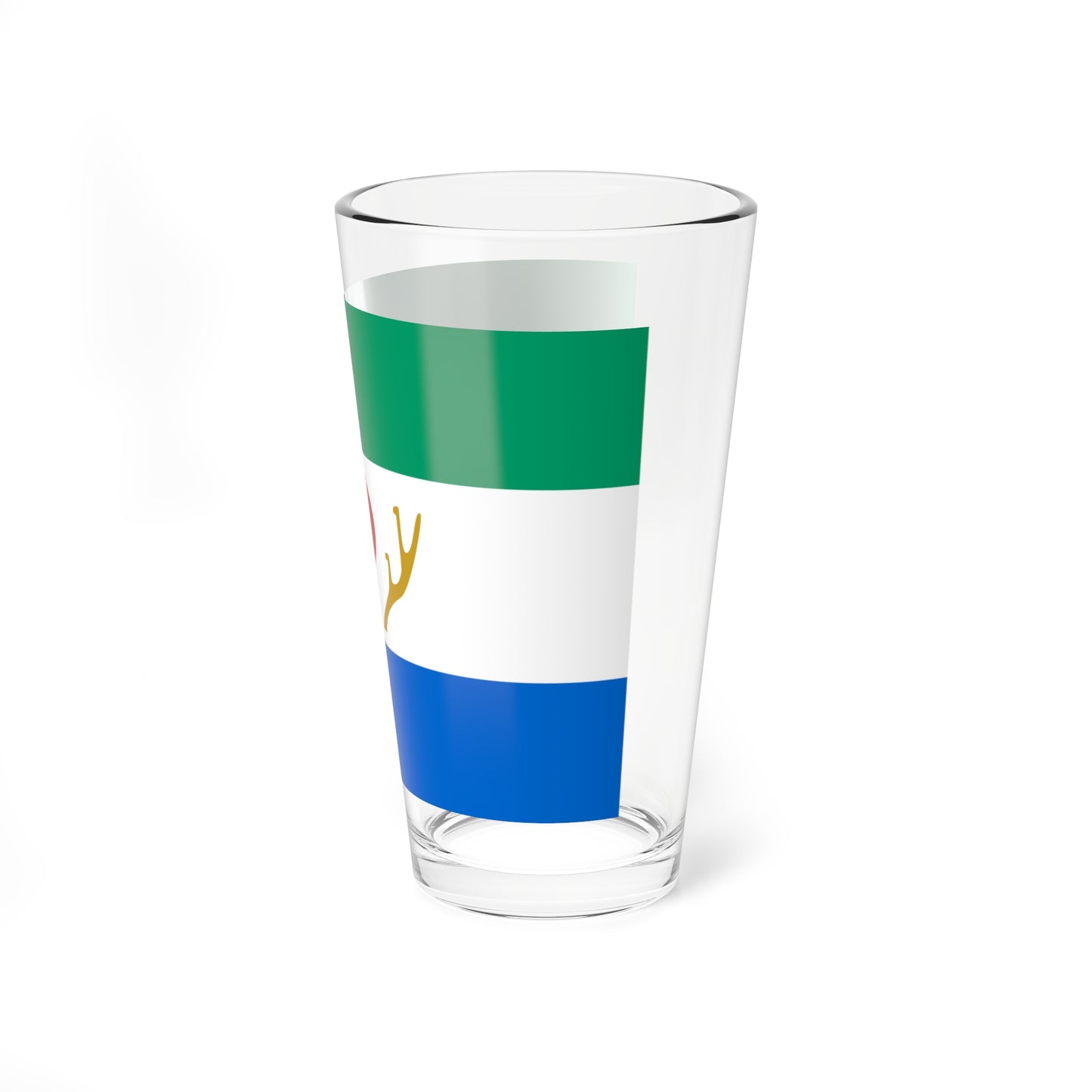 Flag of Shikaoi Hokkaido (Japan) Pint Glass 16oz