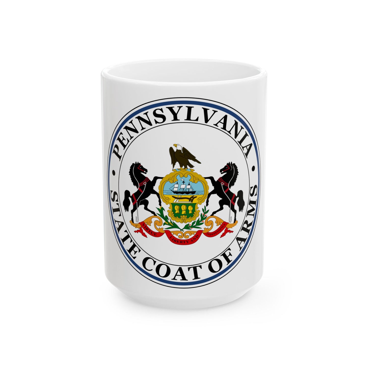 Coat of arms of Pennsylvania - White Coffee Mug