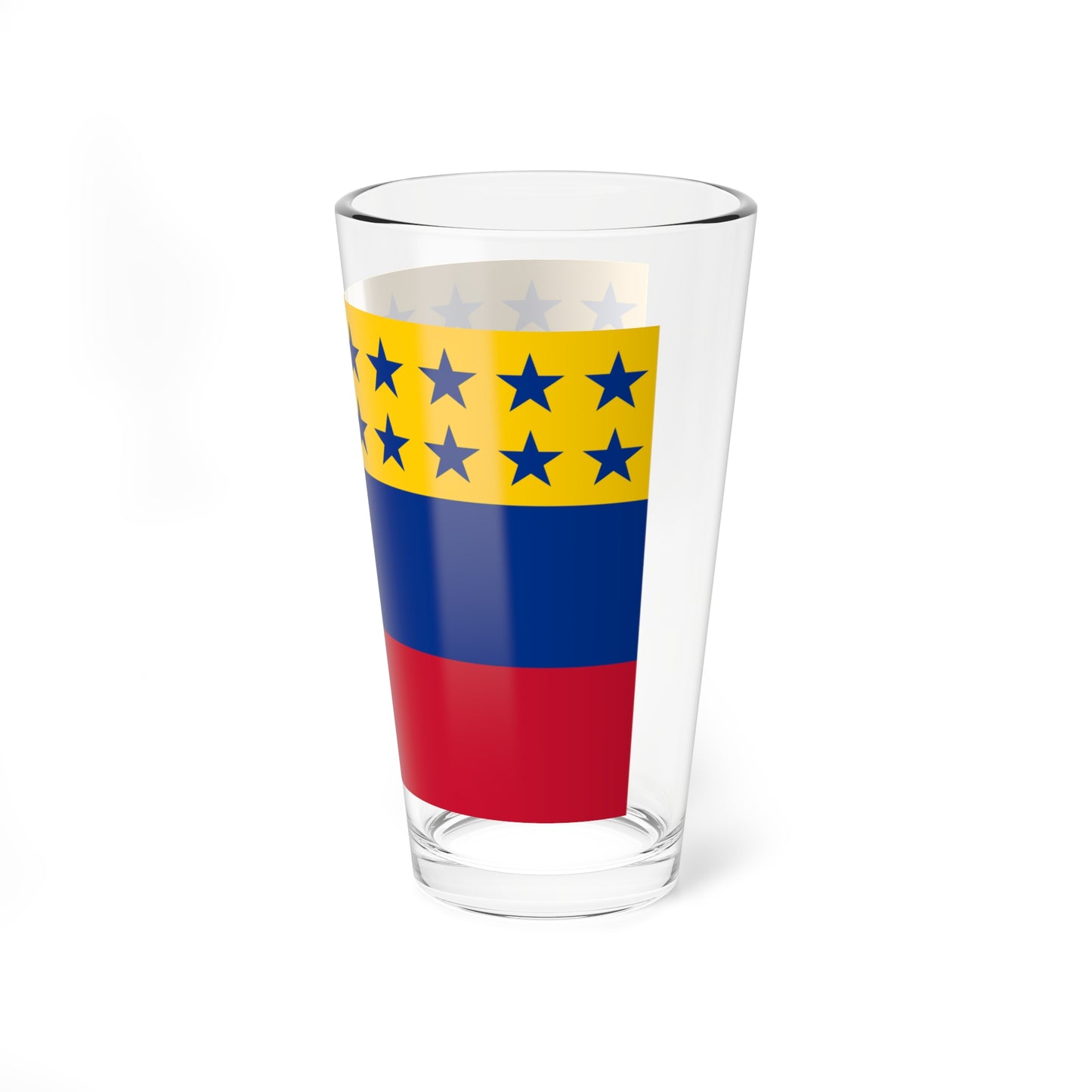 Flag of the Venezuelan Federation Barinas june 1859 (Venezuela) Pint Glass 16oz