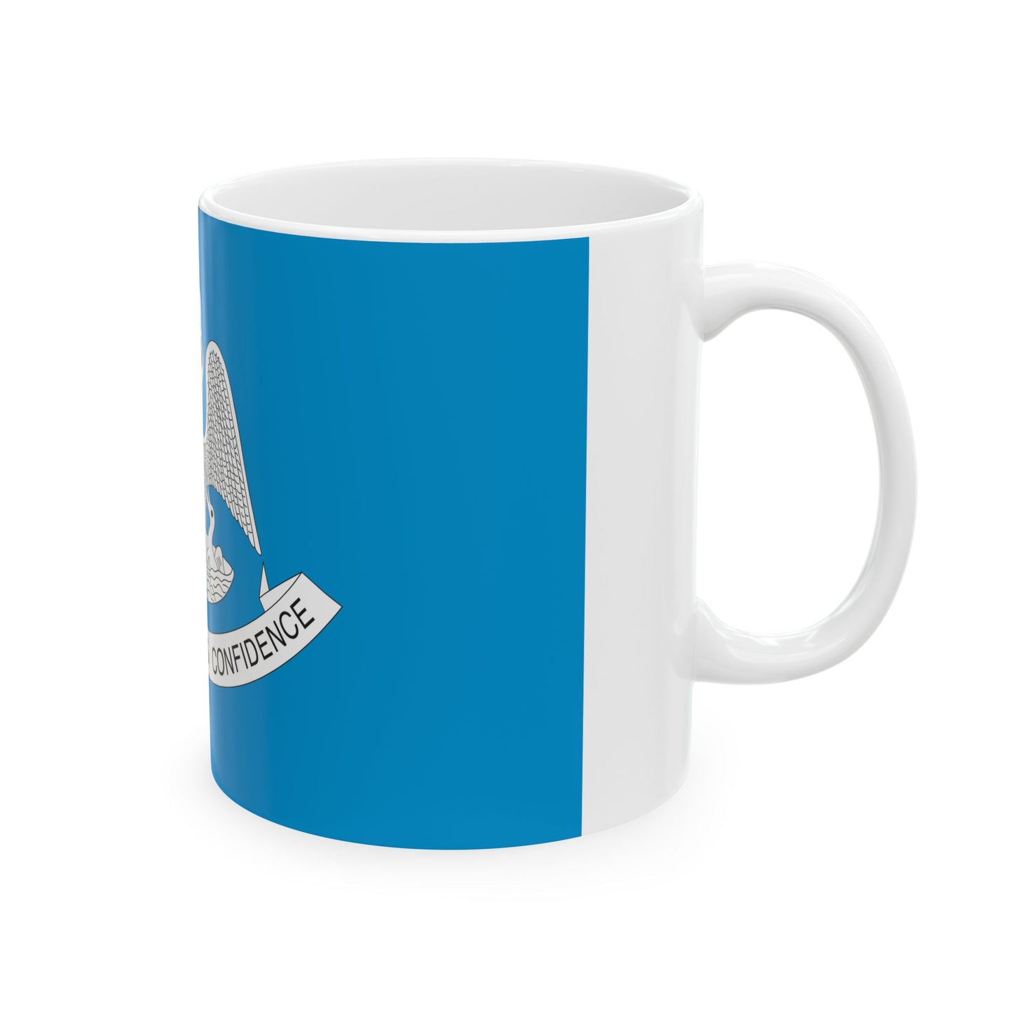 Louisiana Pelican Flag 1912 (United States) White Coffee Mug
