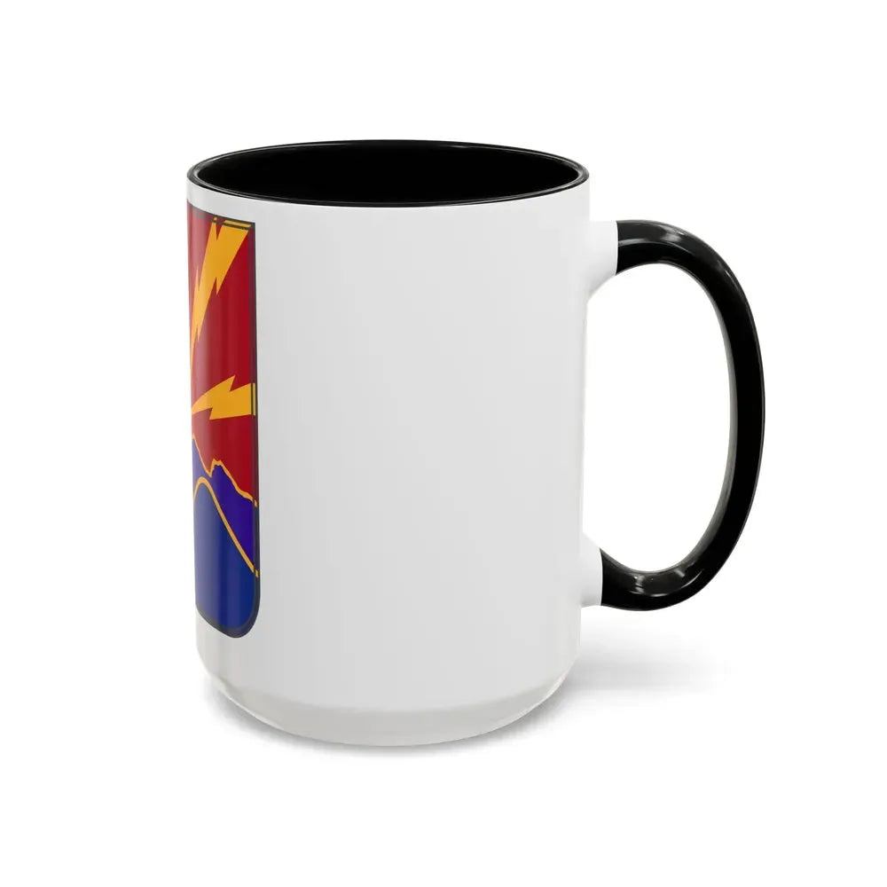 593rd Field Artillery Battalion v2 (U.S. Army) Accent Coffee Mug - Go Mug Yourself
