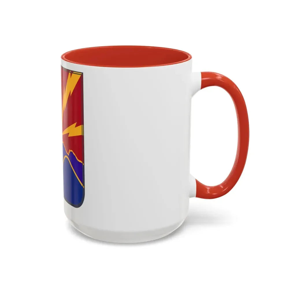 593rd Field Artillery Battalion v2 (U.S. Army) Accent Coffee Mug - Go Mug Yourself