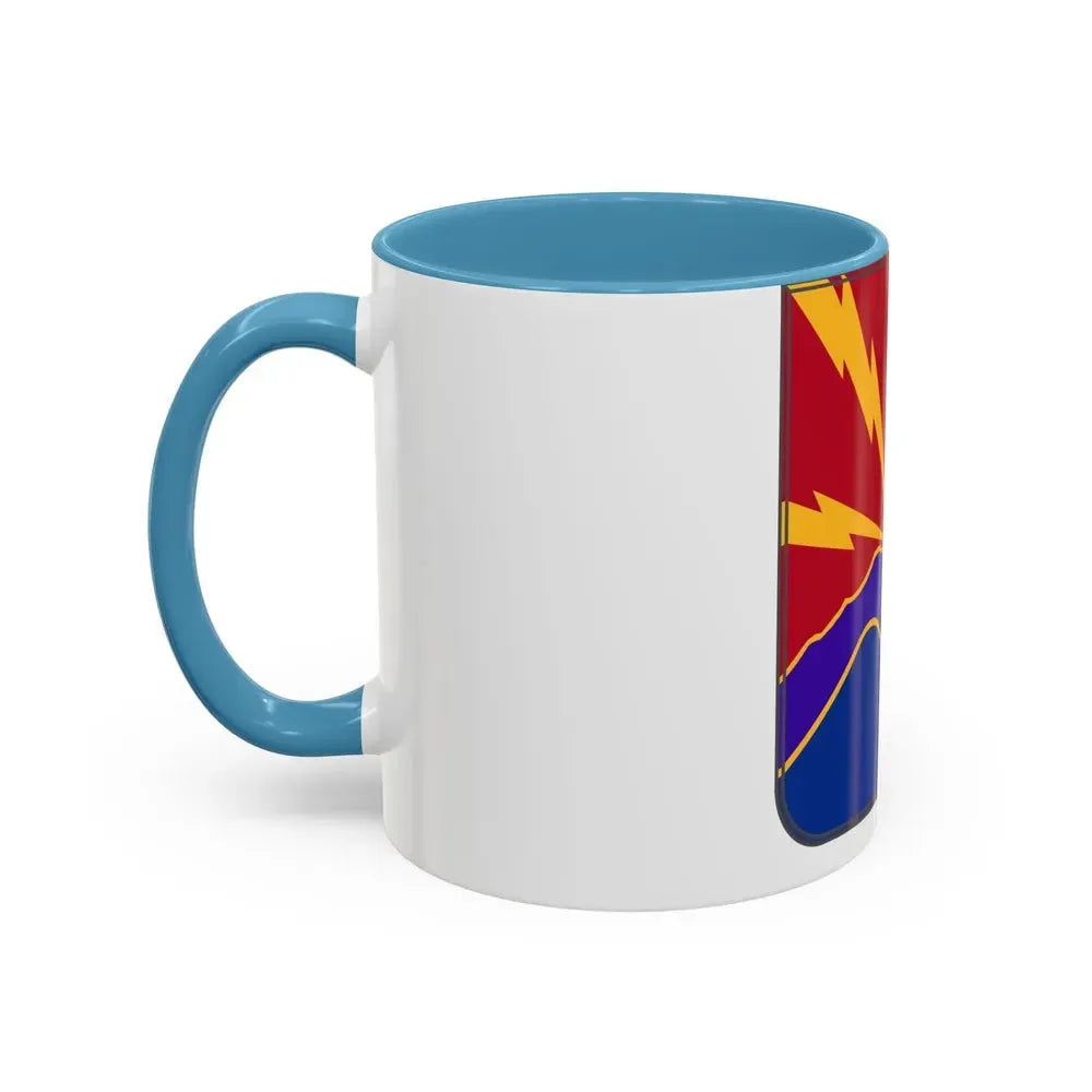 593rd Field Artillery Battalion v2 (U.S. Army) Accent Coffee Mug - Go Mug Yourself