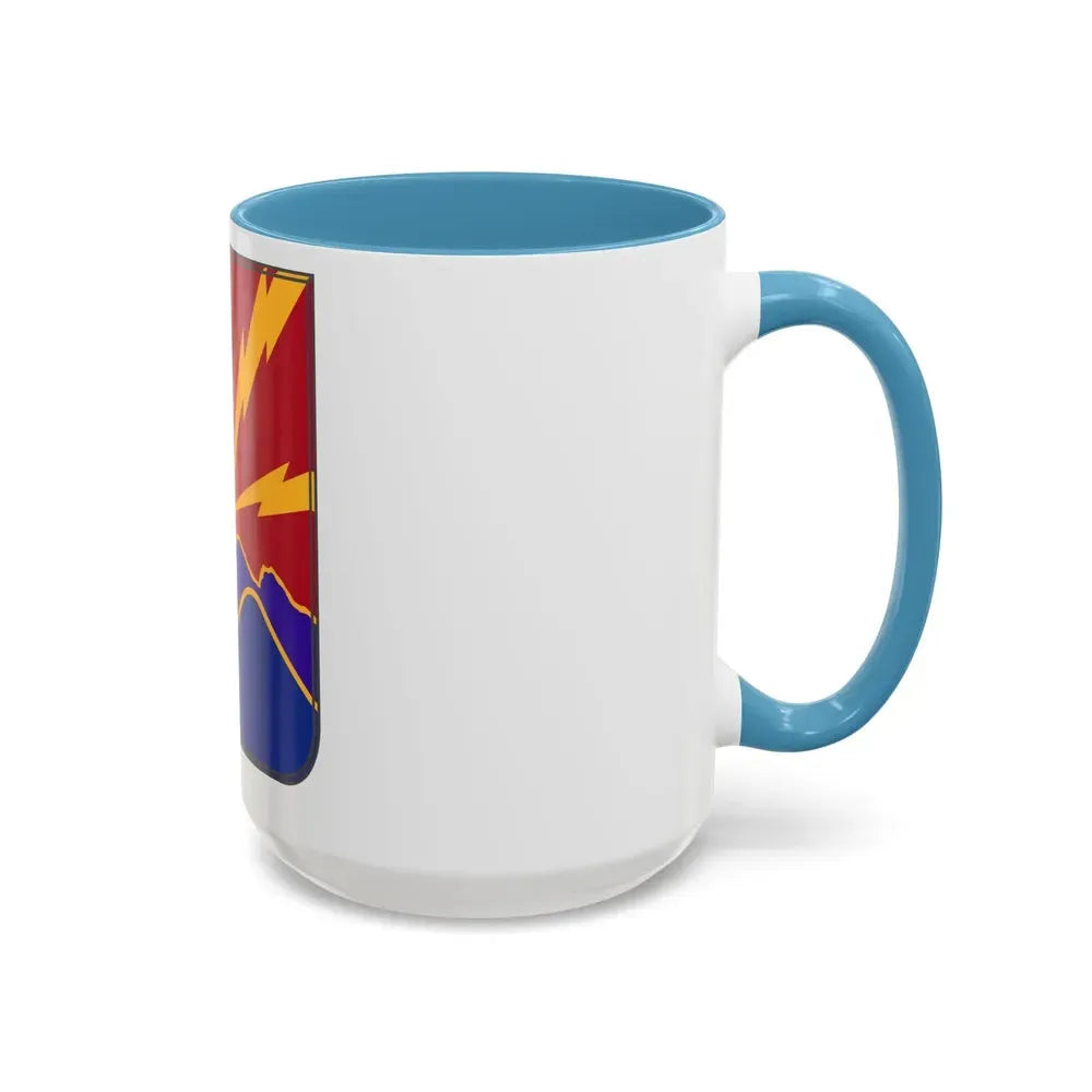 593rd Field Artillery Battalion v2 (U.S. Army) Accent Coffee Mug - Go Mug Yourself