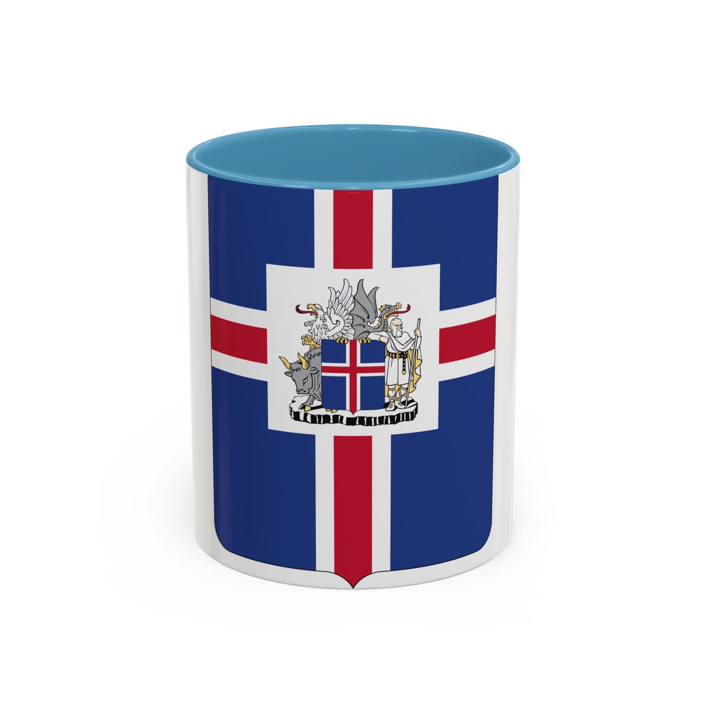 Coat of arms of the President of Iceland - Accent Coffee Mug