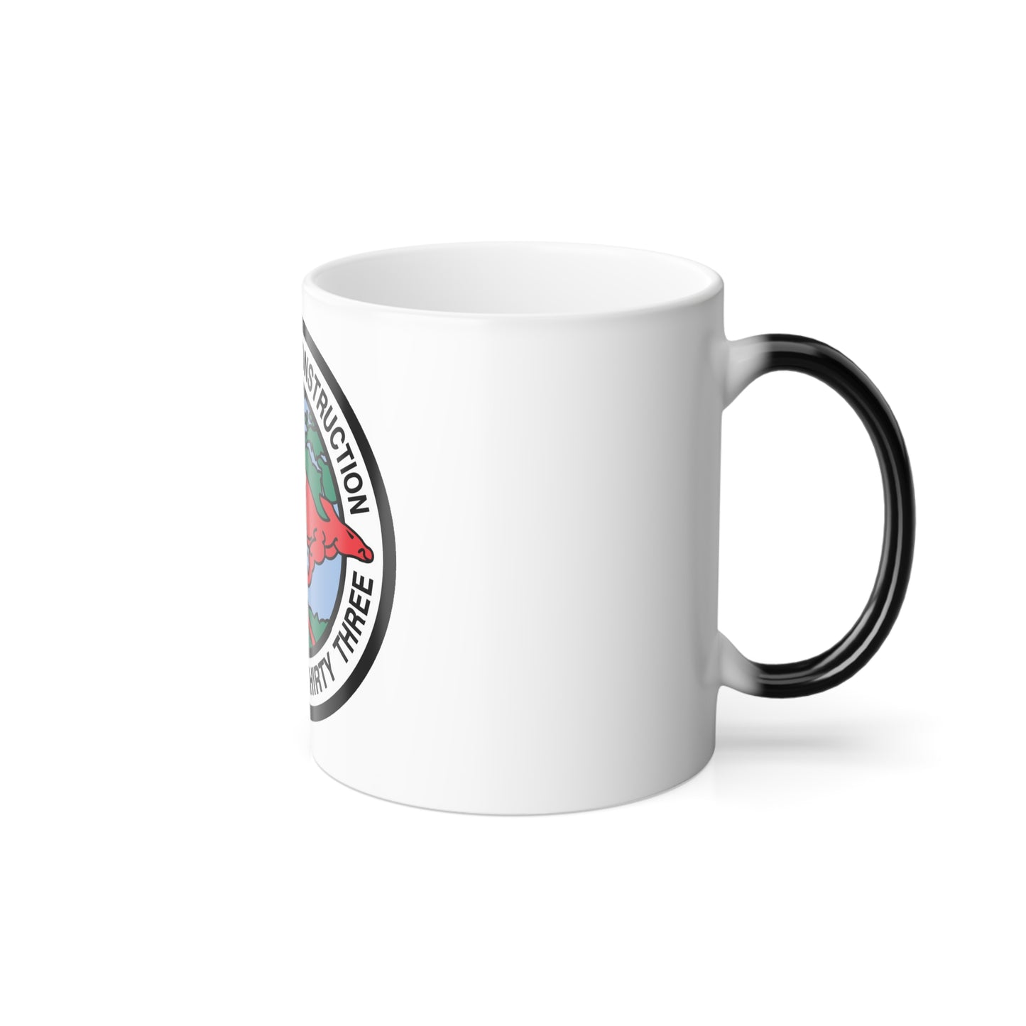 Mobile Construction Bn 133 NMCB 133 Seabee (U.S. Navy) Color Changing Mug 11oz