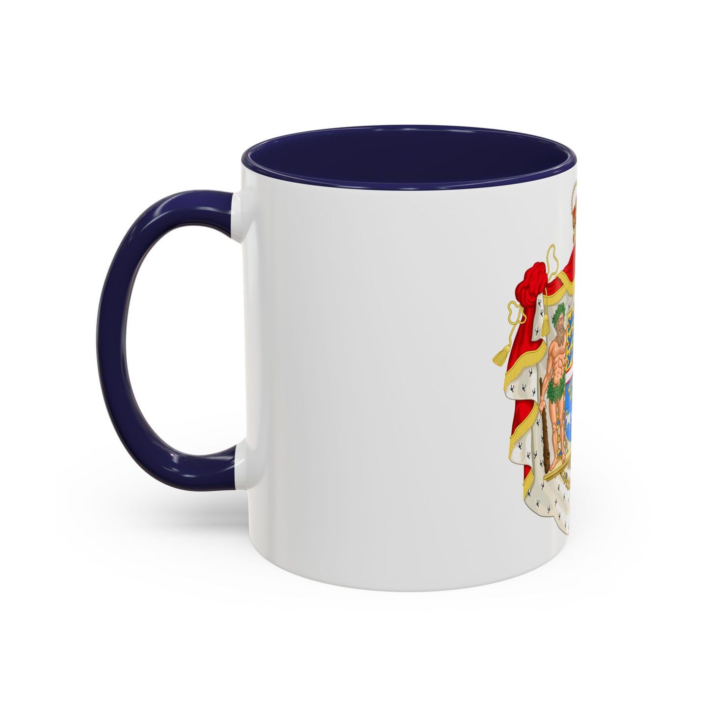 Coat of arms of Joachim, Prince of Denmark - Accent Coffee Mug