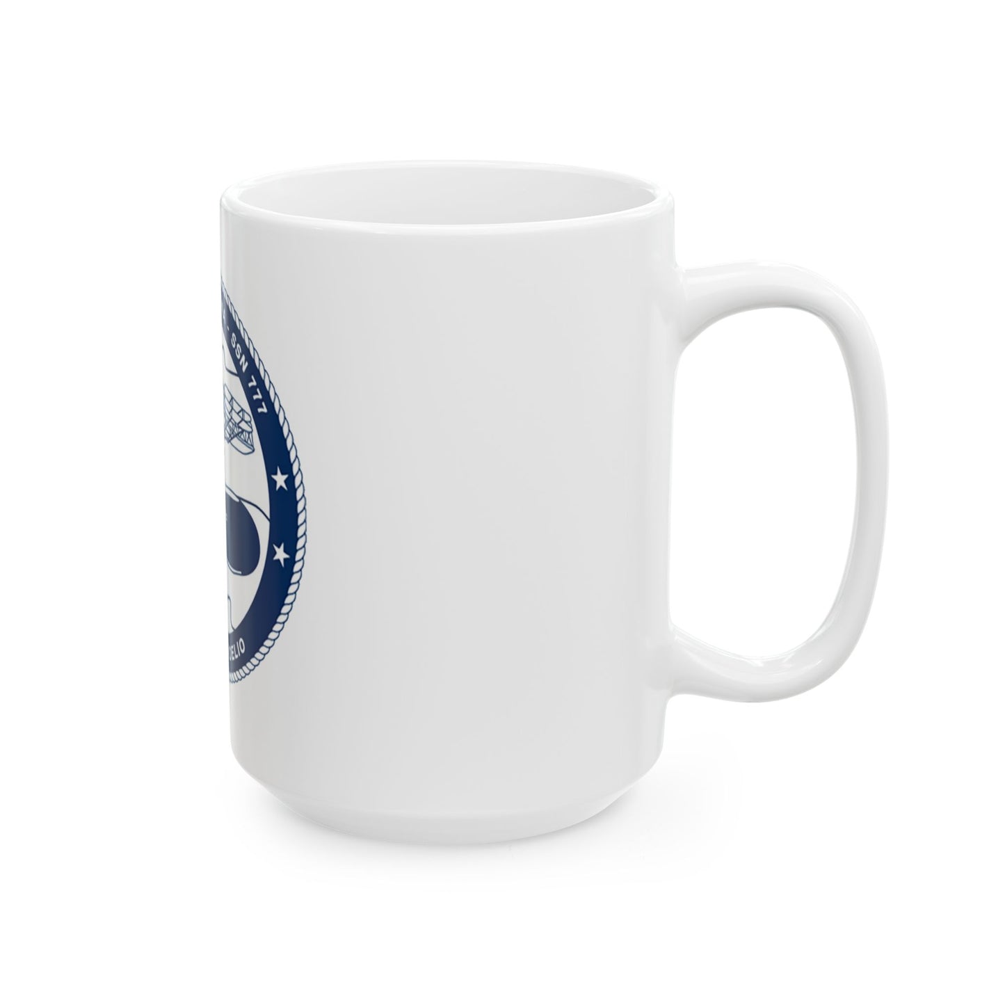 USS North Carolina SSN 777 (U.S. Coast Guard) White Coffee Mug