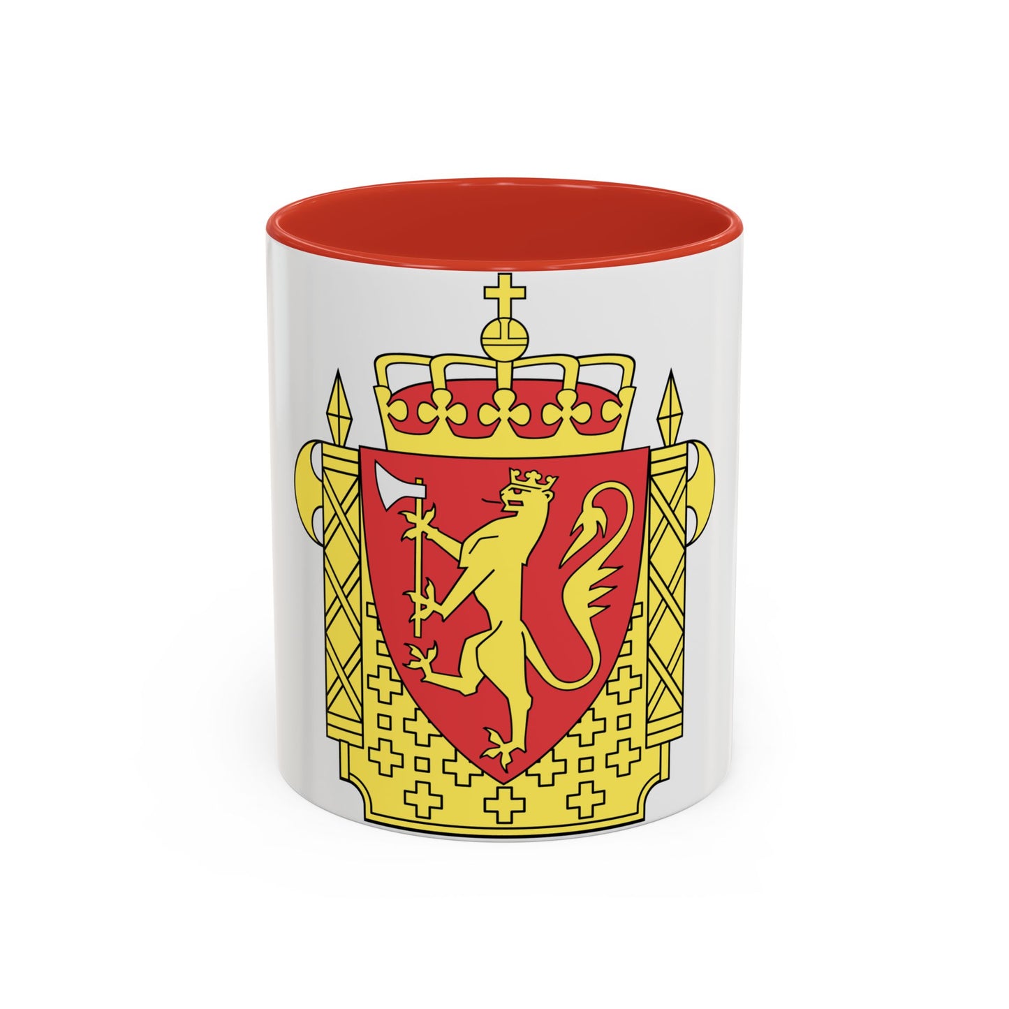 Coat of arms of the Norwegian Police Service - Accent Coffee Mug