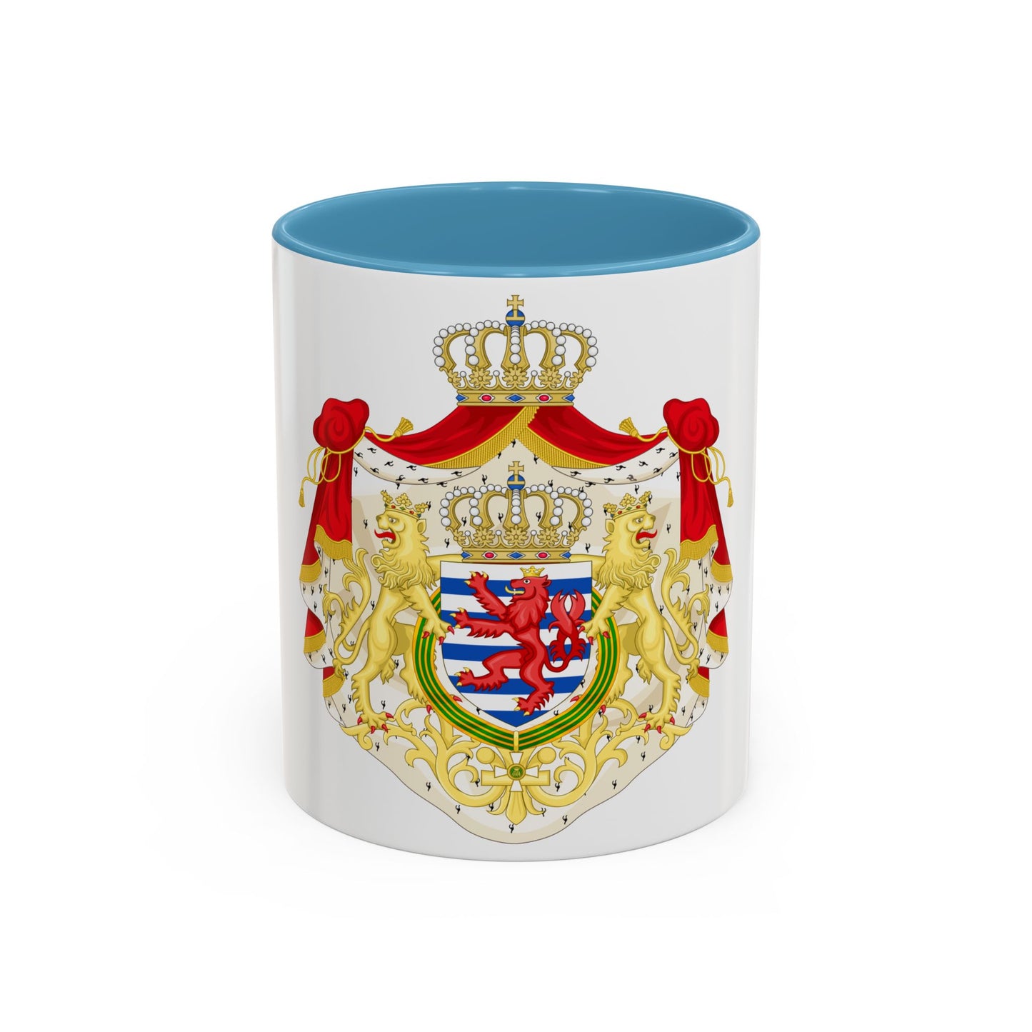 Greater coat of arms of the grand-duchy of Luxembourg 2 - Accent Coffee Mug