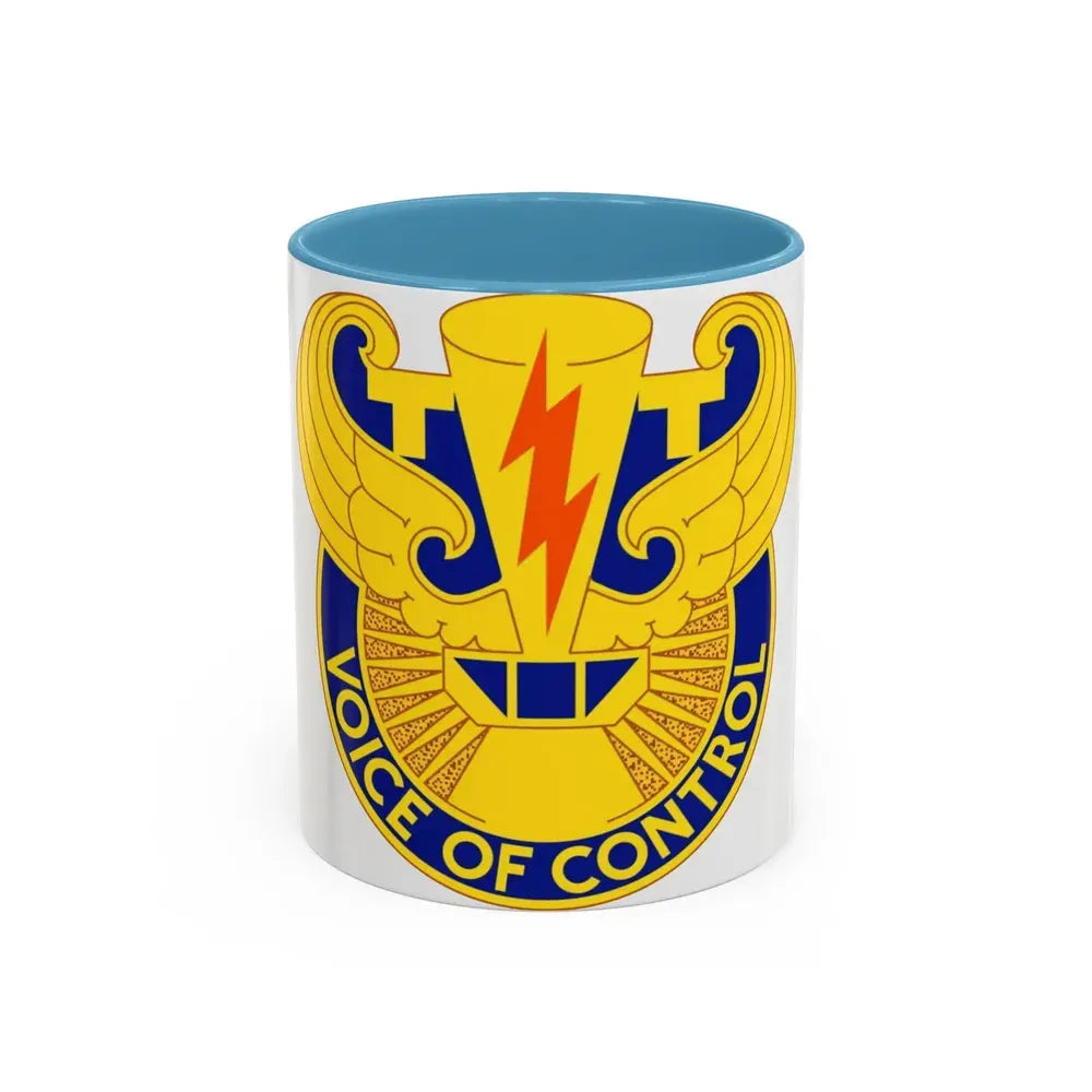 59th Air Traffic Control Battalion (U.S. Army) Accent Coffee Mug 11oz Light Blue - Go Mug Yourself