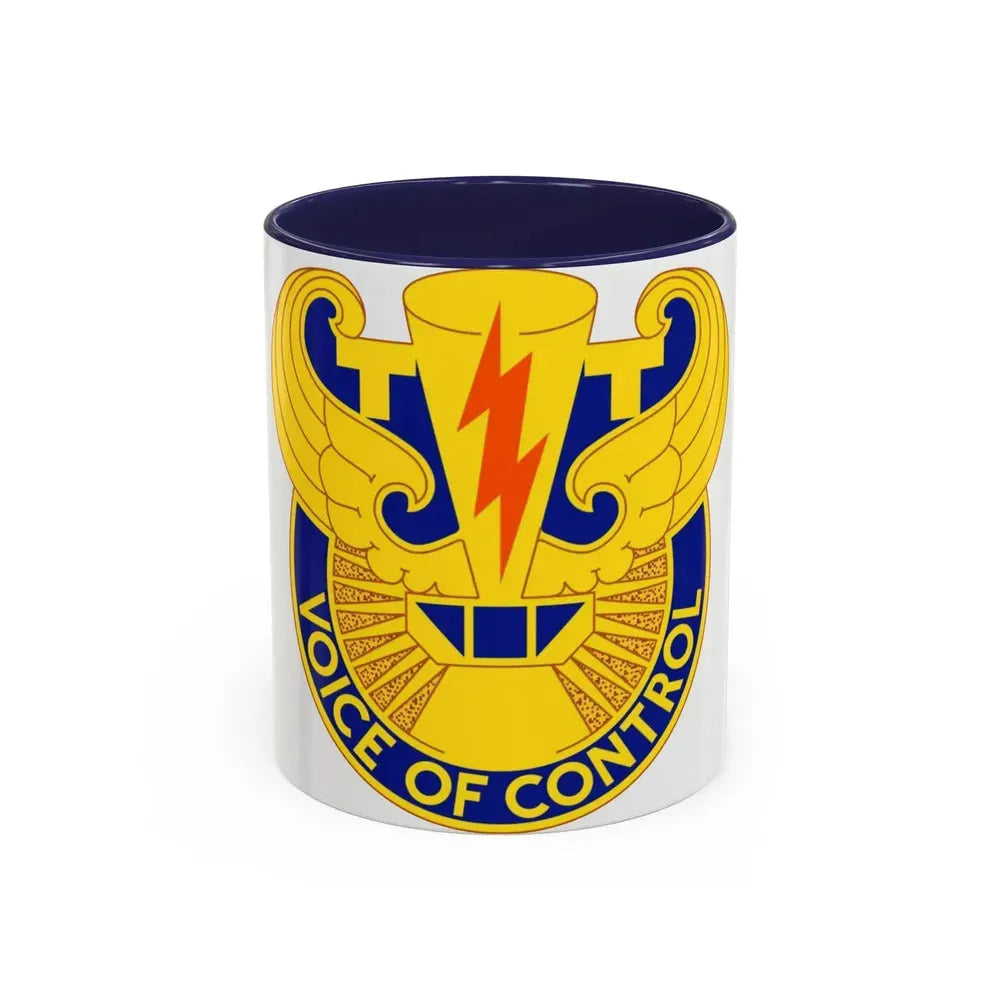 59th Air Traffic Control Battalion (U.S. Army) Accent Coffee Mug 11oz Navy - Go Mug Yourself