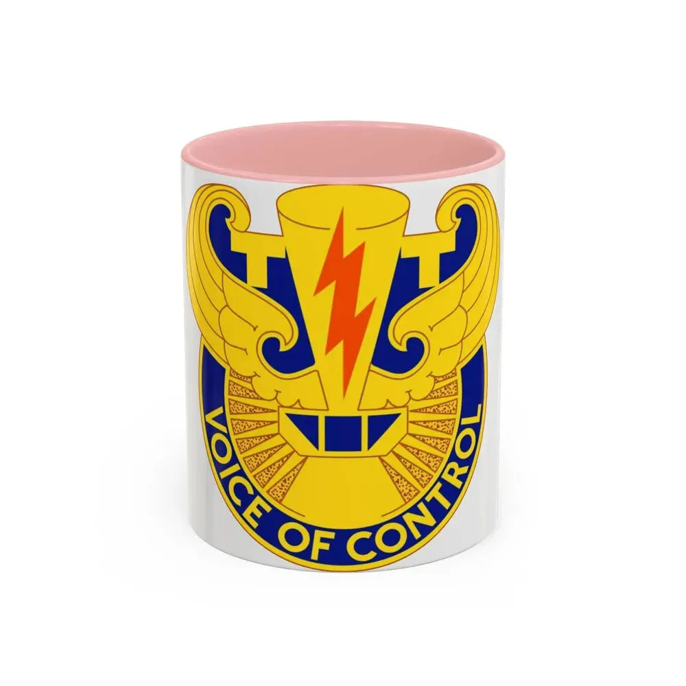 59th Air Traffic Control Battalion (U.S. Army) Accent Coffee Mug 11oz Pink - Go Mug Yourself