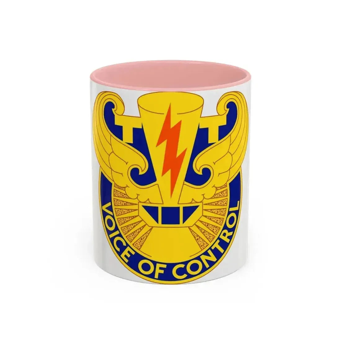 59th Air Traffic Control Battalion (U.S. Army) Accent Coffee Mug 11oz Pink - Go Mug Yourself