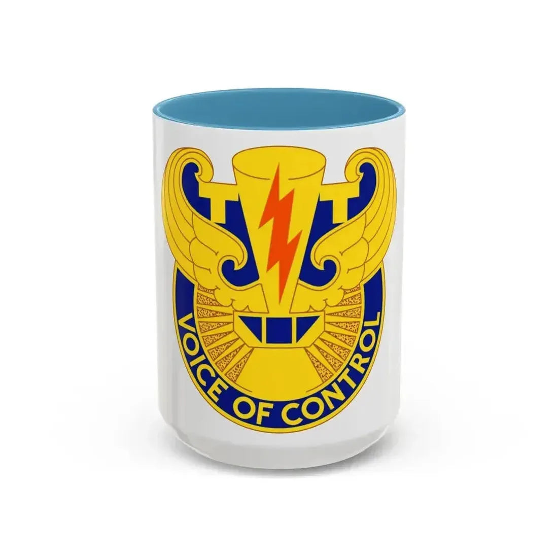 59th Air Traffic Control Battalion (U.S. Army) Accent Coffee Mug 15oz Light Blue - Go Mug Yourself