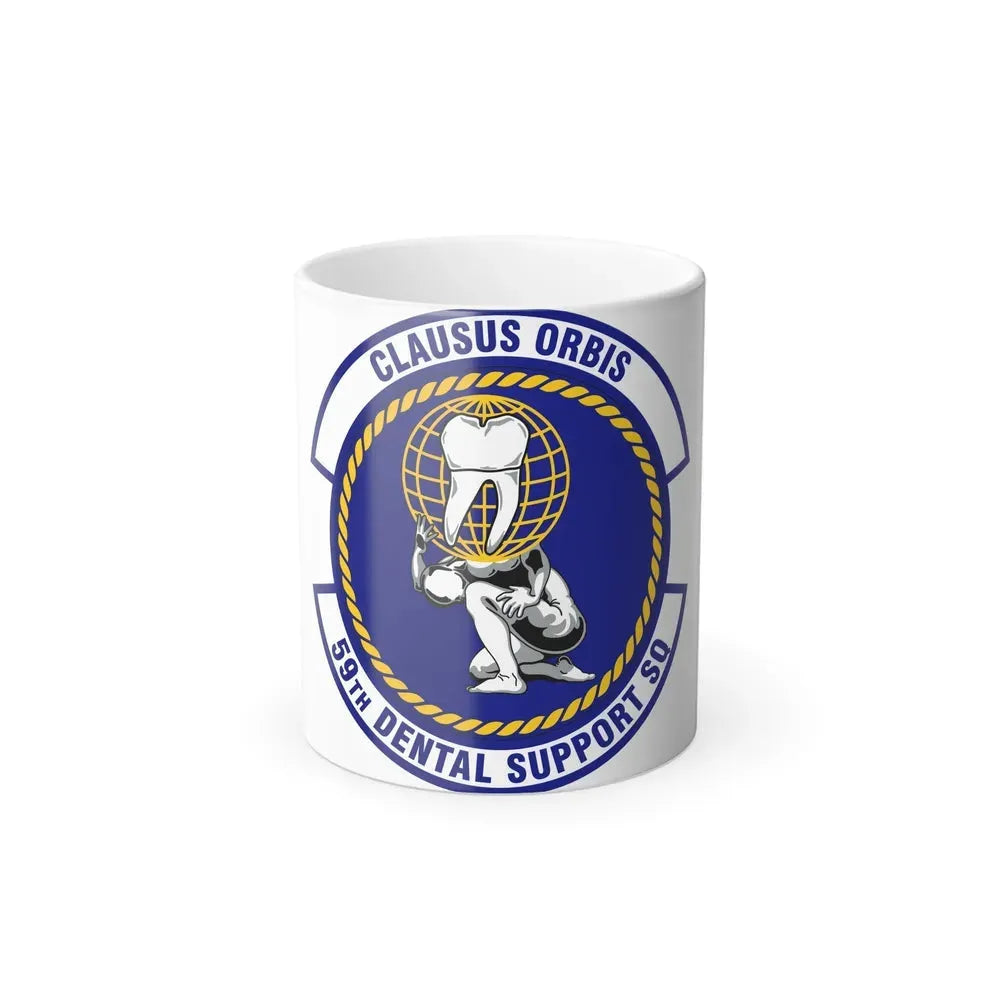 59th Dental Support Squadron (U.S. Air Force) Color Changing Coffee Mug 11oz - Go Mug Yourself