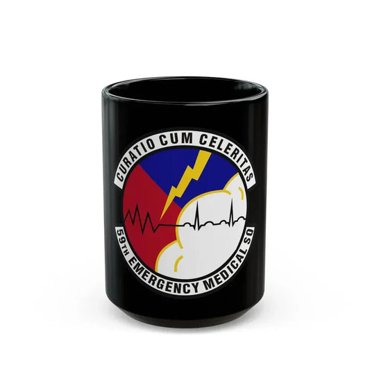 59th Emergency Medical Squadron (U.S. Air Force) Black Coffee Mug 15oz - Go Mug Yourself