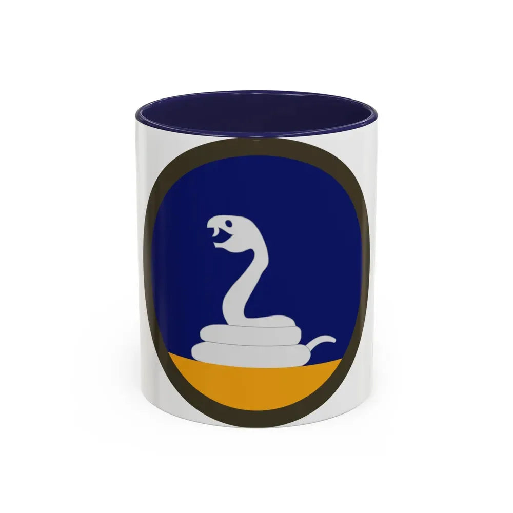 59th Infantry Div (U.S. Army) Accent Coffee Mug 11oz Navy - Go Mug Yourself