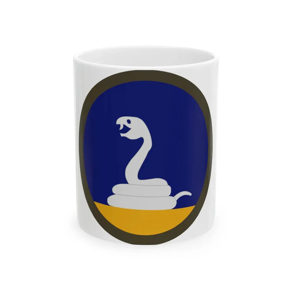 59th Infantry Div (U.S. Army) White Coffee Mug 11oz - Go Mug Yourself