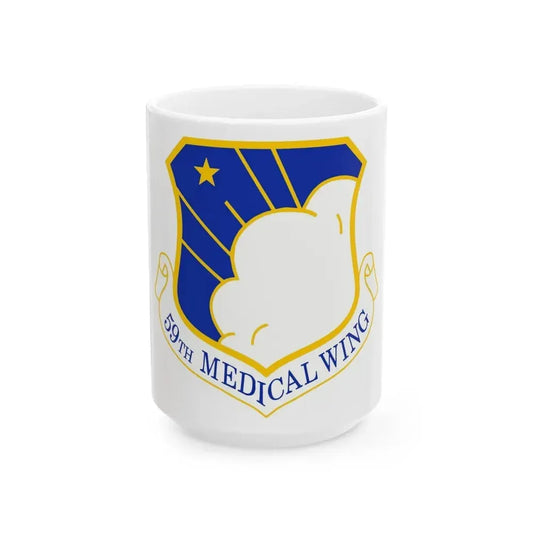 59th Medical Wing (U.S. Air Force) White Coffee Mug 15oz - Go Mug Yourself