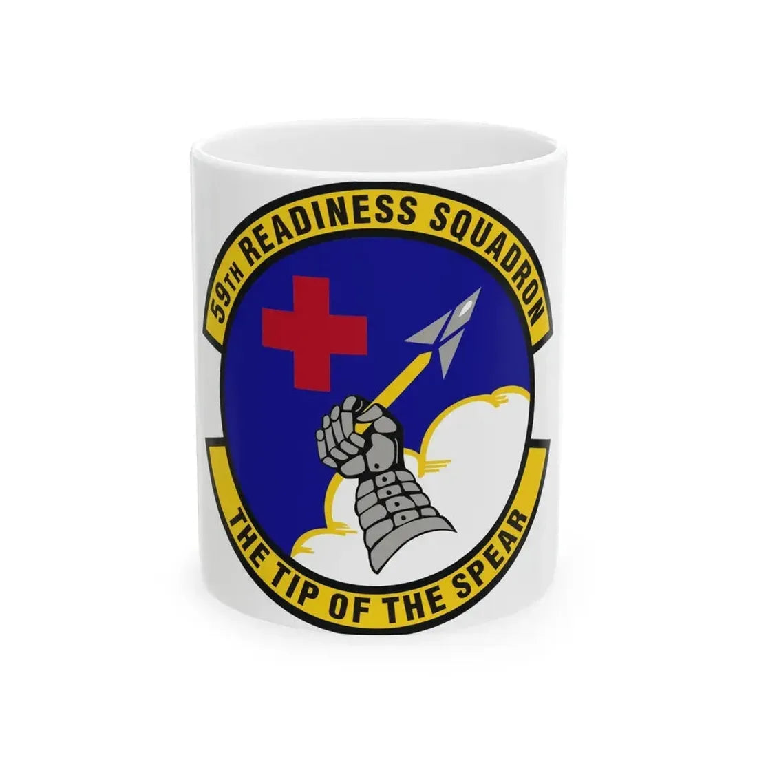 59th Readiness Squadron (U.S. Air Force) White Coffee Mug 11oz - Go Mug Yourself