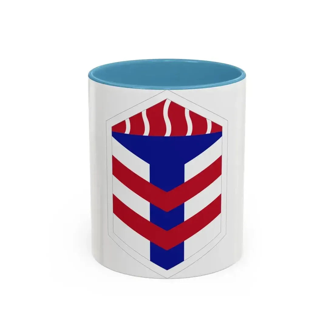 5th Armored Brigade (U.S. Army) Accent Coffee Mug 11oz Light Blue - Go Mug Yourself