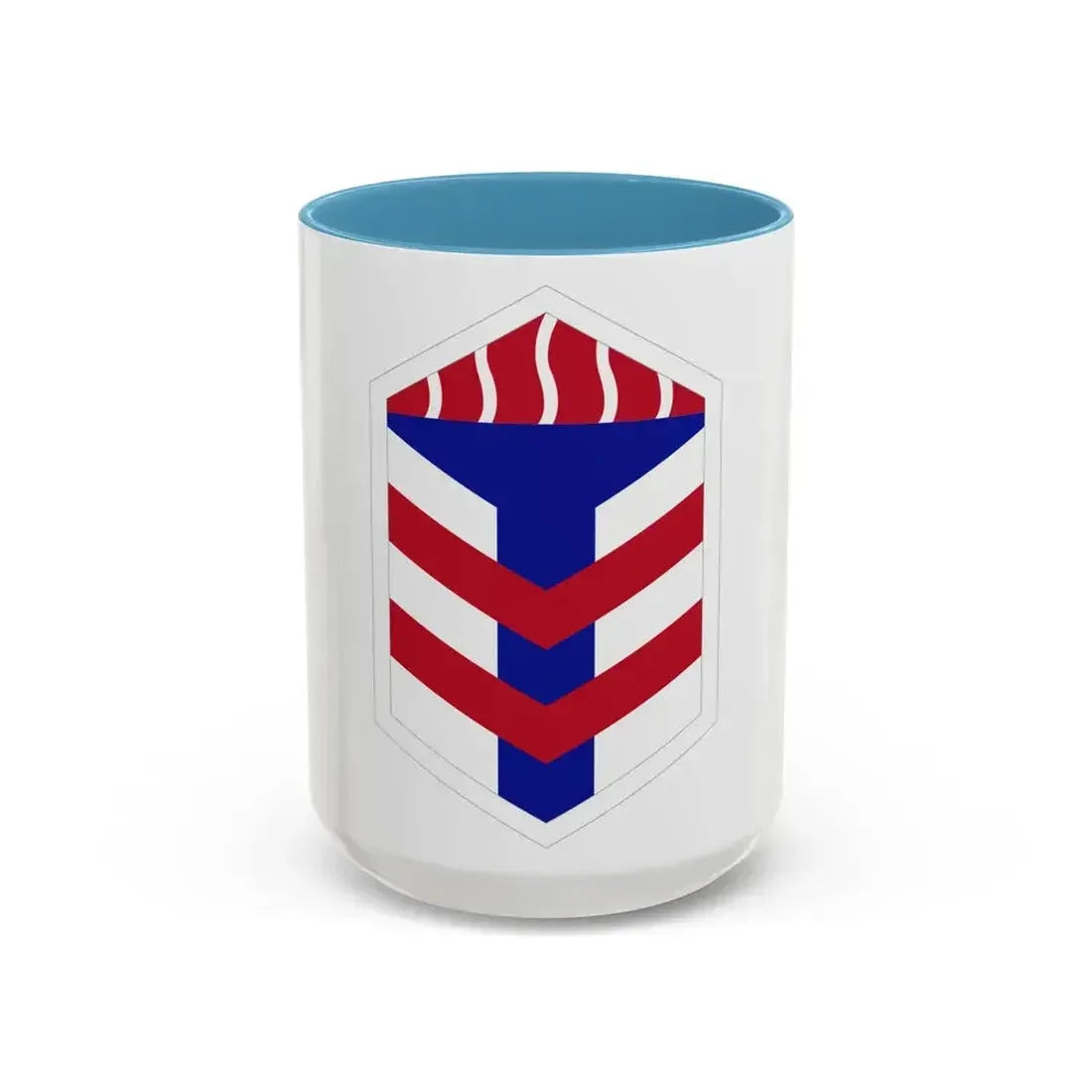 5th Armored Brigade (U.S. Army) Accent Coffee Mug 15oz Light Blue - Go Mug Yourself