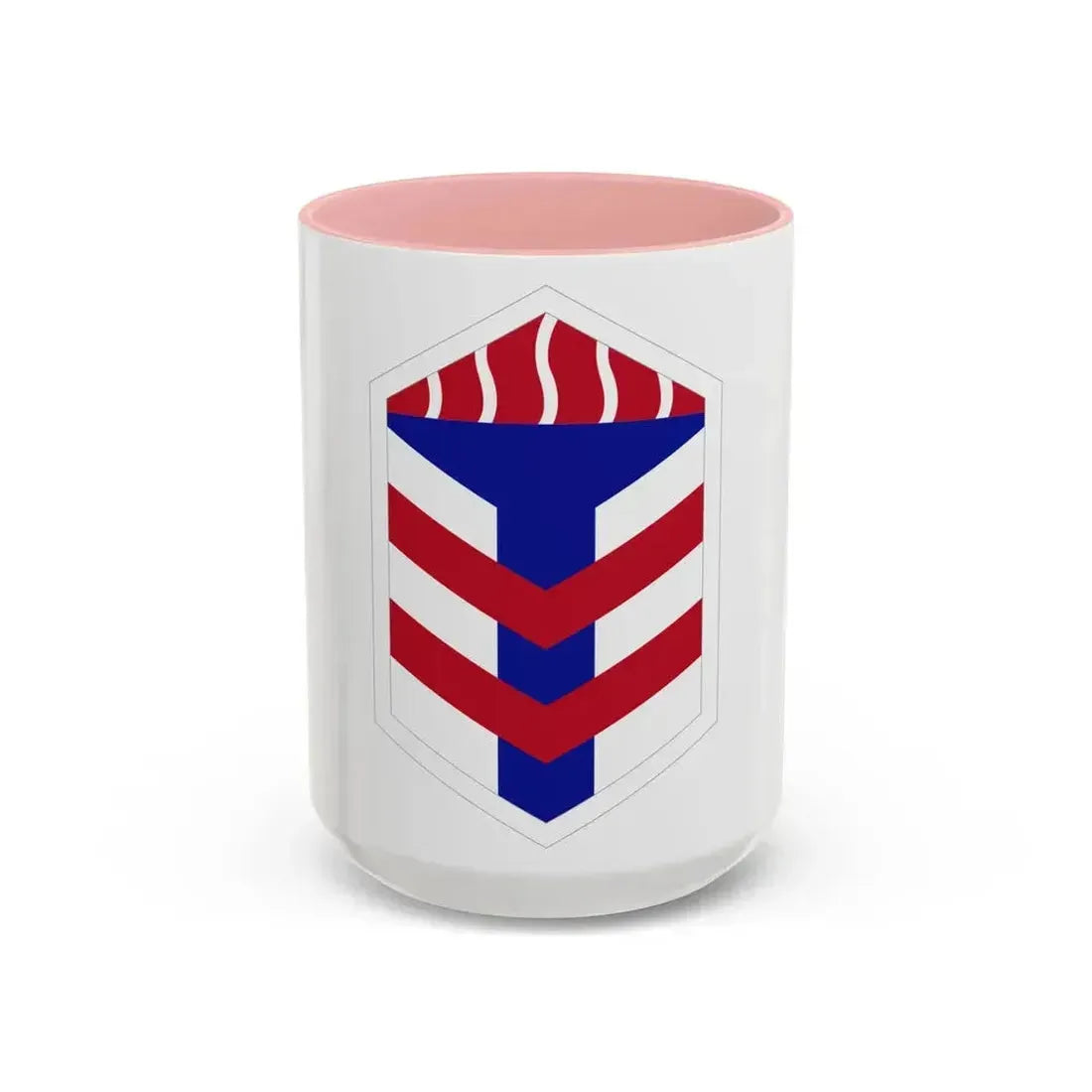 5th Armored Brigade (U.S. Army) Accent Coffee Mug 15oz Pink - Go Mug Yourself