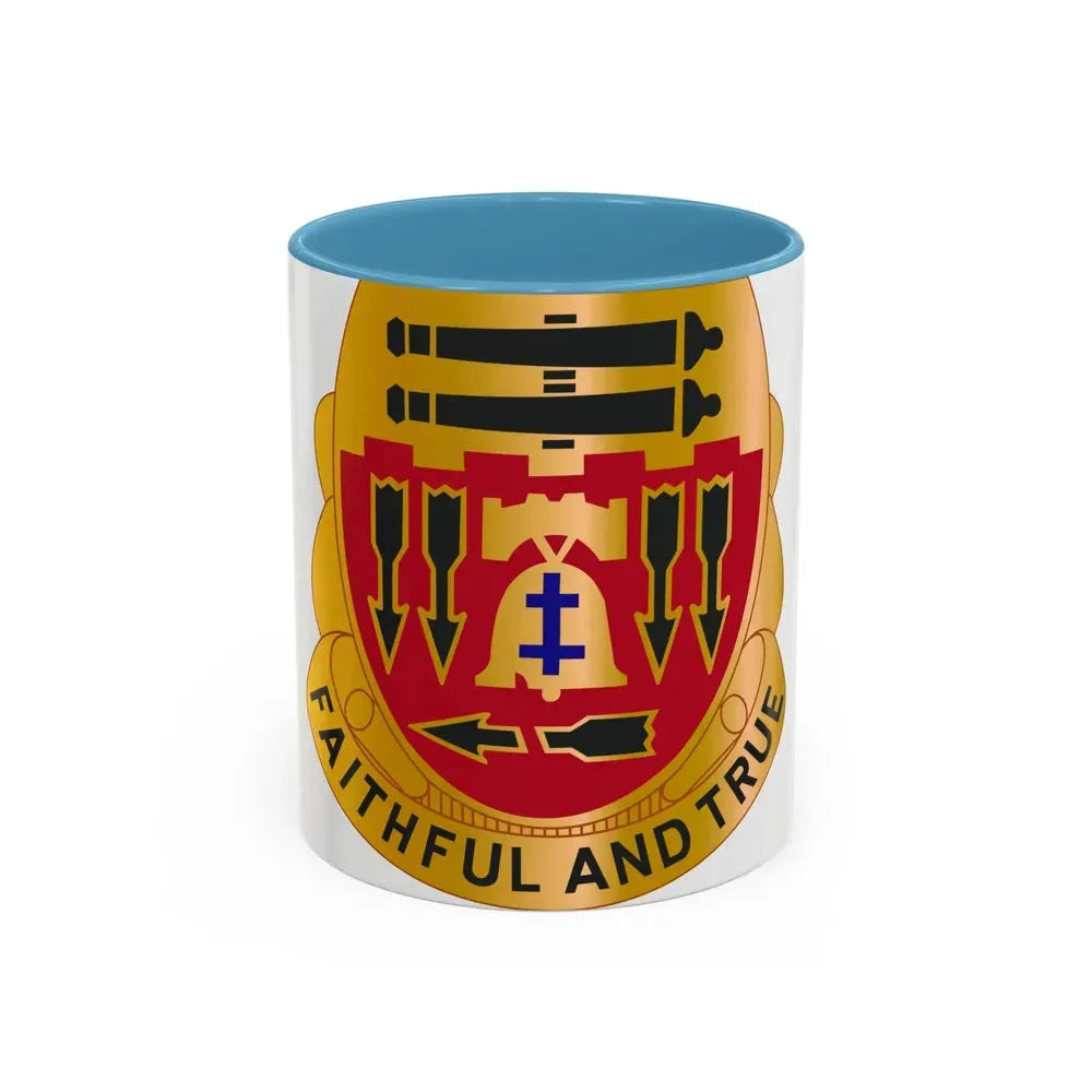 5th Artillery Regiment (U.S. Army) Accent Coffee Mug 11oz Light Blue - Go Mug Yourself