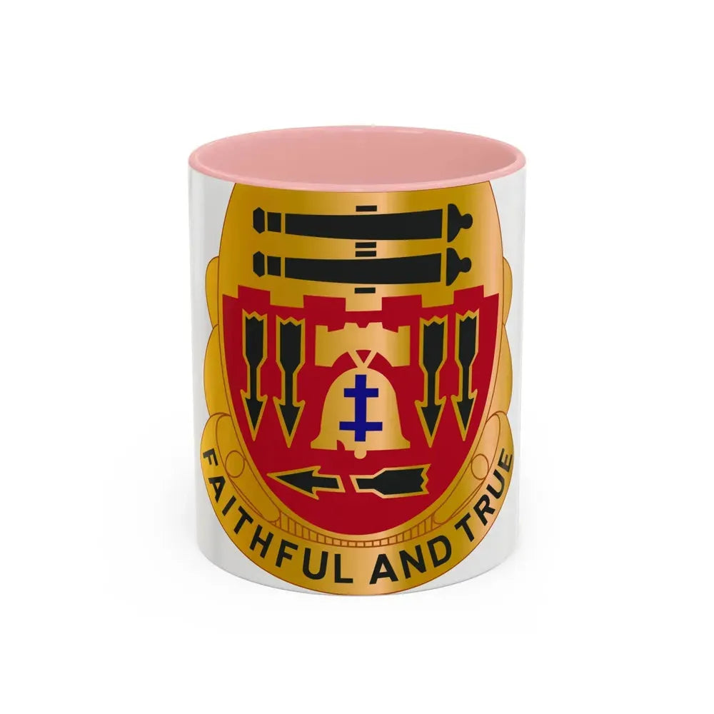5th Artillery Regiment (U.S. Army) Accent Coffee Mug 11oz Pink - Go Mug Yourself