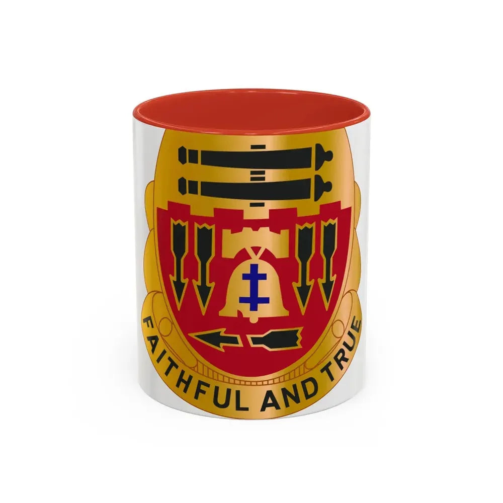 5th Artillery Regiment (U.S. Army) Accent Coffee Mug 11oz Red - Go Mug Yourself