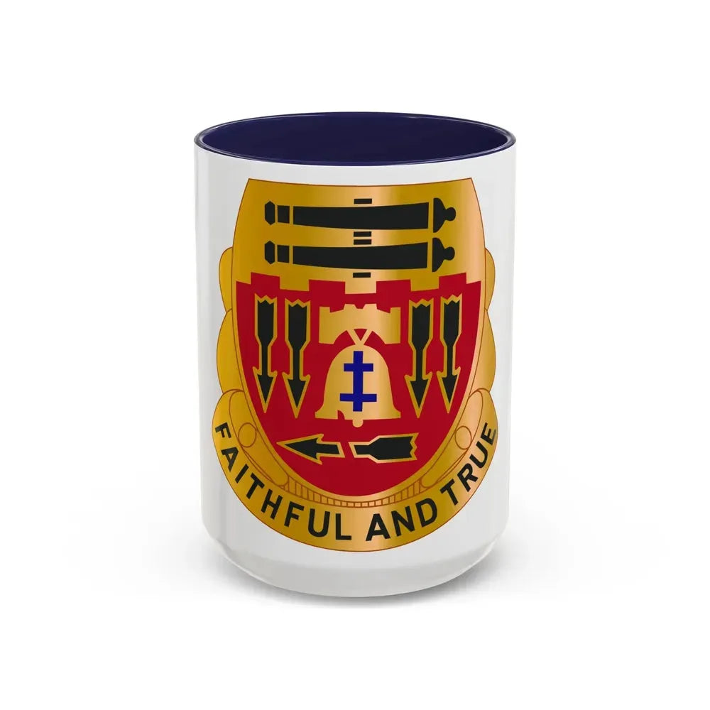 5th Artillery Regiment (U.S. Army) Accent Coffee Mug 15oz Navy - Go Mug Yourself