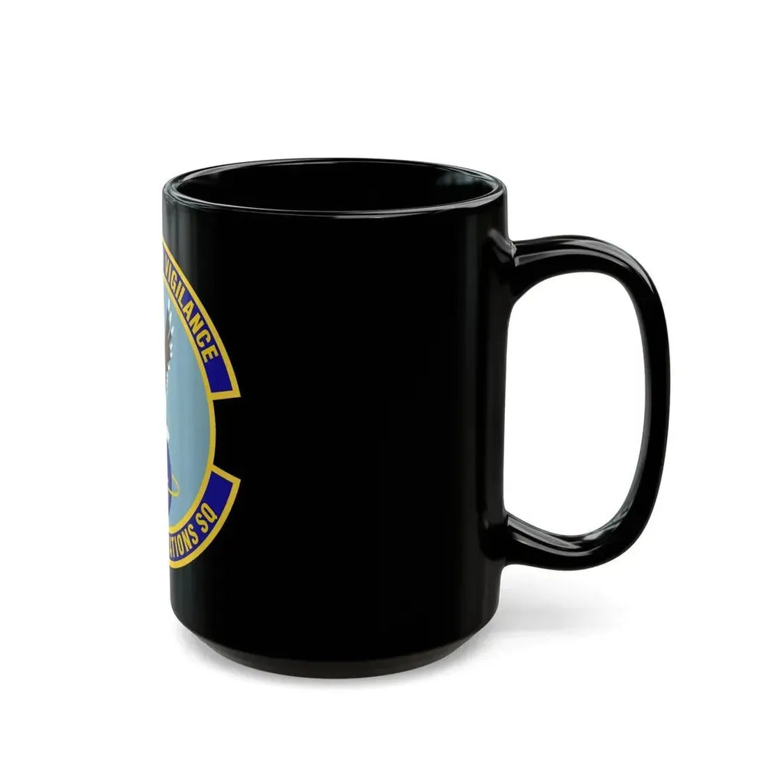 5th Communications Squadron (U.S. Air Force) Black Coffee Mug - Go Mug Yourself