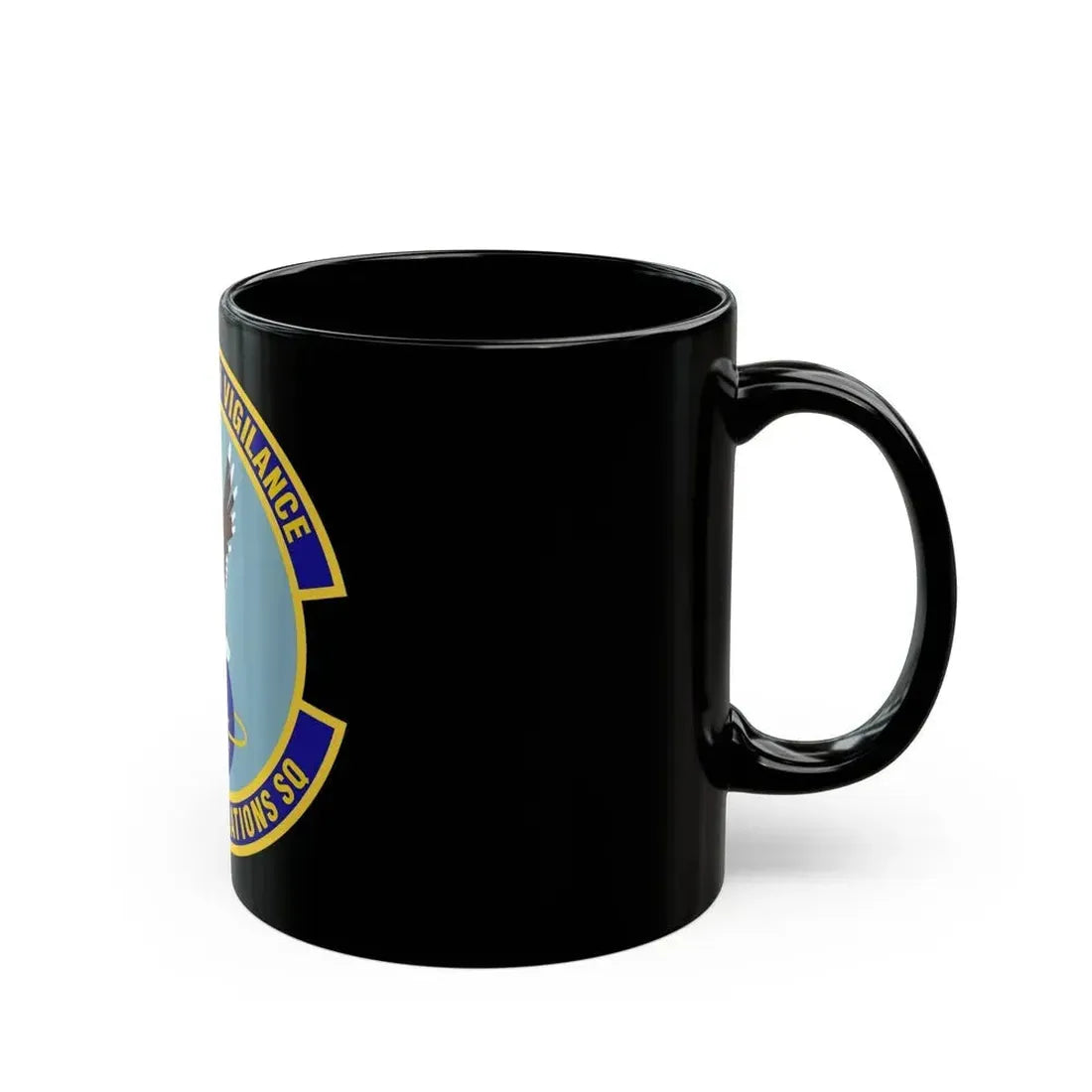 5th Communications Squadron (U.S. Air Force) Black Coffee Mug - Go Mug Yourself