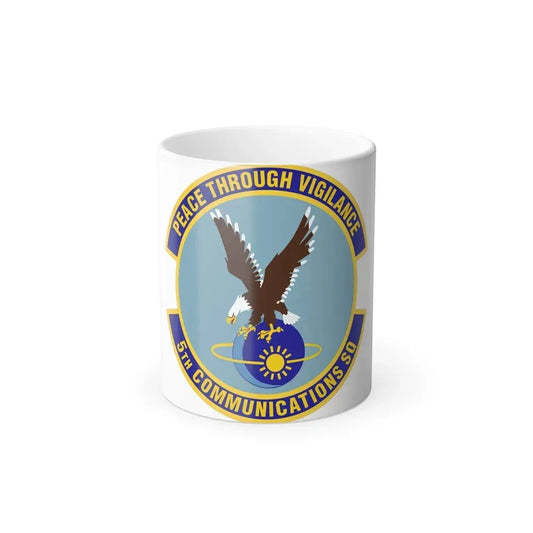 5th Communications Squadron (U.S. Air Force) Color Changing Coffee Mug 11oz - Go Mug Yourself