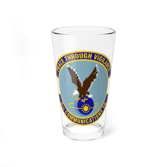 5th Communications Squadron (U.S. Air Force) Pint Glass 16oz 16oz - Go Mug Yourself