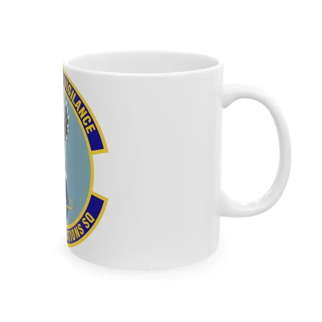 5th Communications Squadron (U.S. Air Force) White Coffee Mug - Go Mug Yourself