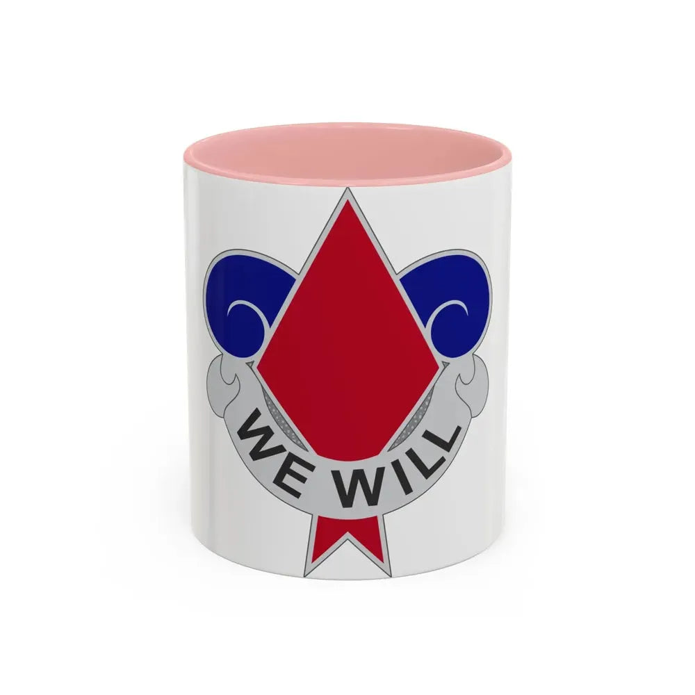 5th Infantry Division (U.S. Army) Accent Coffee Mug 11oz Pink - Go Mug Yourself