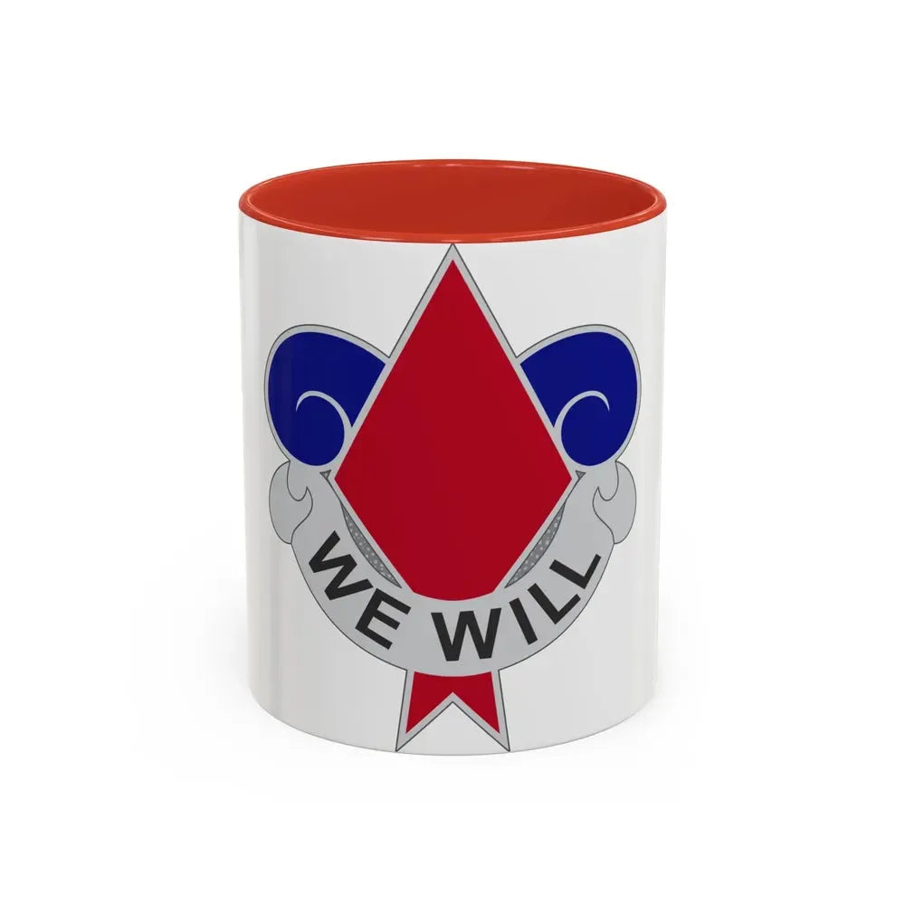 5th Infantry Division (U.S. Army) Accent Coffee Mug 11oz Red - Go Mug Yourself