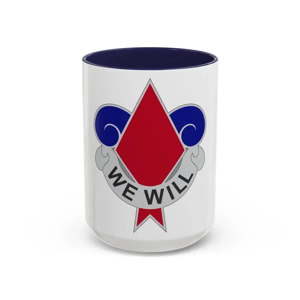 5th Infantry Division (U.S. Army) Accent Coffee Mug 15oz Navy - Go Mug Yourself