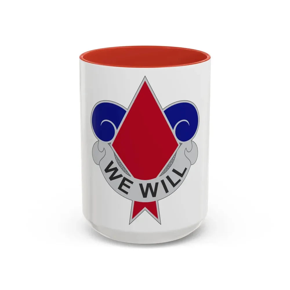 5th Infantry Division (U.S. Army) Accent Coffee Mug 15oz Red - Go Mug Yourself