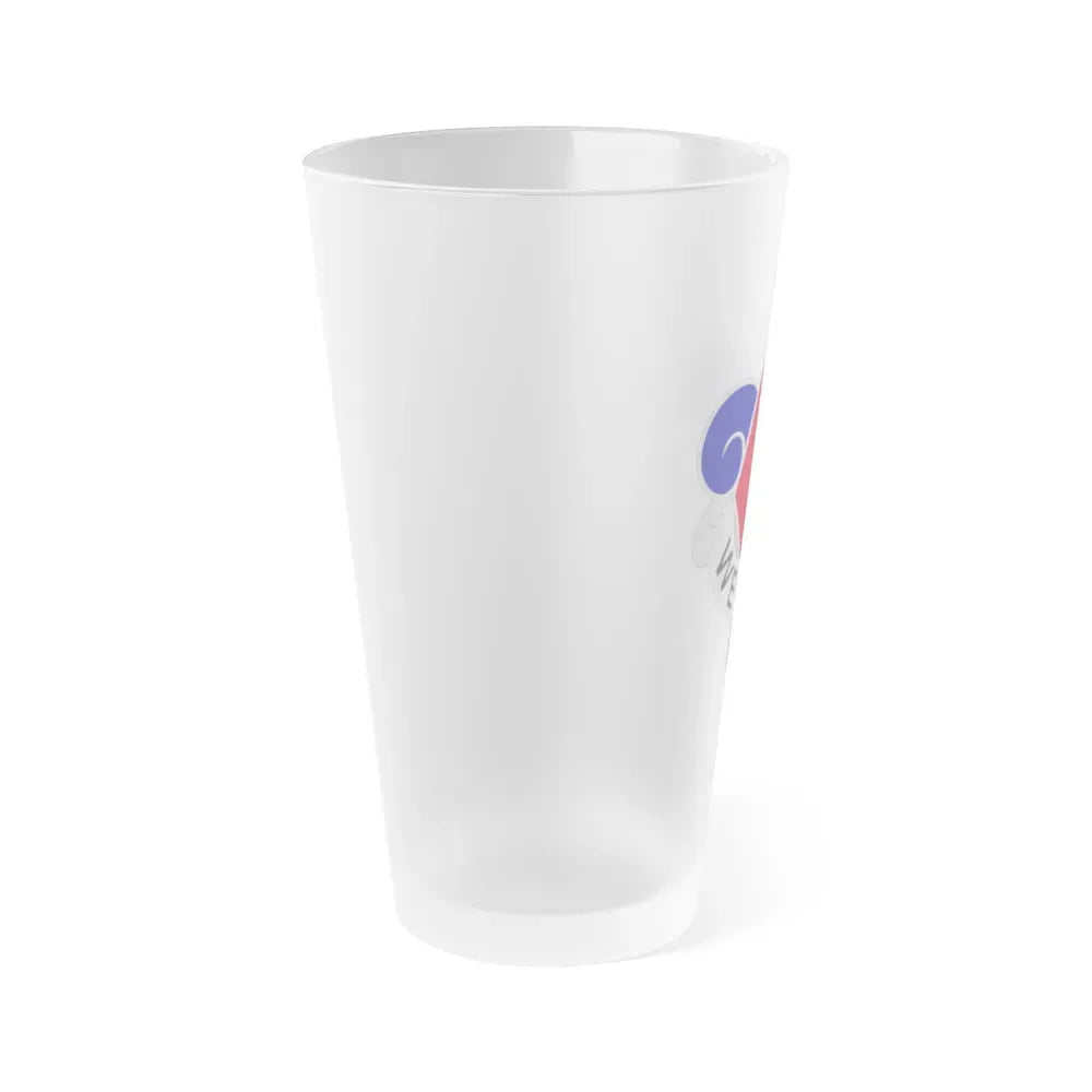 5th Infantry Division (U.S. Army) Frosted Pint Glass 16oz - Go Mug Yourself