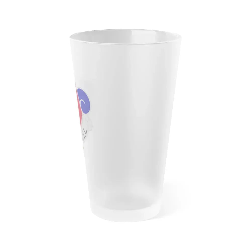 5th Infantry Division (U.S. Army) Frosted Pint Glass 16oz - Go Mug Yourself